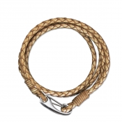 Bracelet braided beige