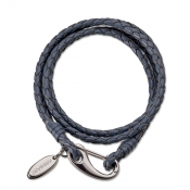 Bracelet braided blue