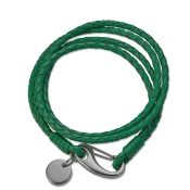 Bracelet braided green