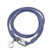 Bracelet braided light purple