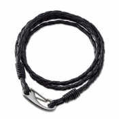 Bracelet braided MAN black