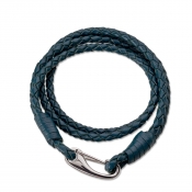 Bracelet braided petrol