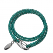 Bracelet braided turquoise