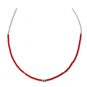 Paradise red Pearl Necklace