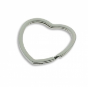 Keyring Heart Steel