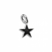 Fancy Star Charm black