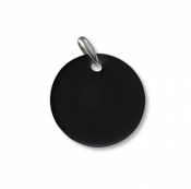 Black Resin Tag