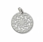 Mojo Mandala Sun Silver Pendant
