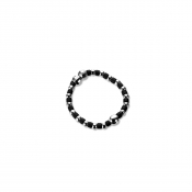 Paradise black Pearl Ring, size 50